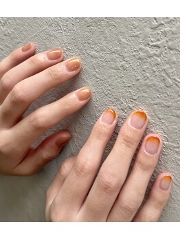 オレンジネイル