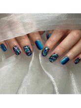 フルールシュア(fleur sr.)/寒色系10本アート♪