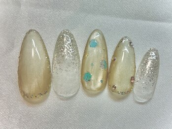 RK nail 中野坂上《フィルイン専門店/韓国ネイル/ワンホン/長さ出し/マグネット》/定額デザイン2新規¥6800