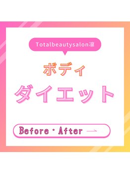 トータルビューティーサロン 凛/ボディケアのビフォーアフター