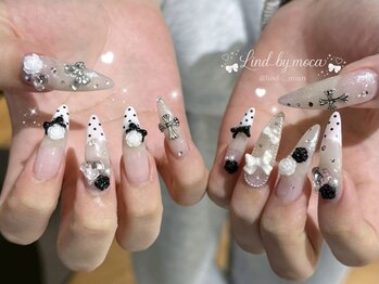 リンドネイル バイ モカ アンド ララ(Lind nail by moca and LaLa)/【mian】ドットネイル