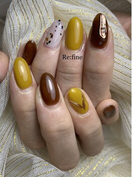 リファイン(Re:fine)/ジェル4本アート