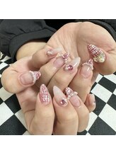 エンジェルズ ネイル サロン(Angel’s nail salon)/ツイード/持ち込みデザイン