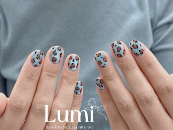 ルミネイル 大宮東口店(Lumi Nail)/ブルーレオパード