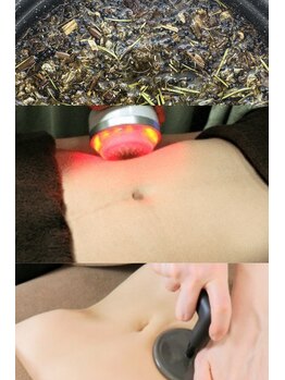 ミナミナ(MINA MINA)の写真/【よもぎ蒸し×インディバ×キャビテーション】むくみを改善しスッキリ◎しつこい脂肪にも◎ 理想のボディ!