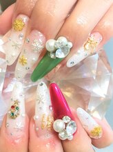 ネイルサロン べルフ(nail salon Verf)/冬＊クリスマス＊雪の結晶★