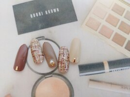 定番！ツイードネイル