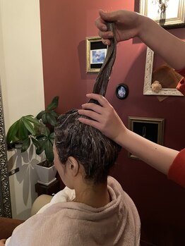 ヘアメイク カン プラスエフ(HAIR MAKE KANN+f)/とっておきの癒しメニュー♪