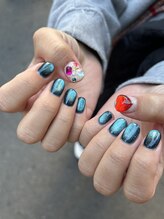 アトリエループ(atelier Loop by shiho)/マグネットネイル