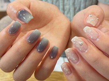 アイ ネイルズ 天神店(I nails)/ブルーグラデ