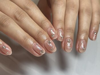 リアン(LIEN)の写真/上品な仕上がりと【抜け感×透明感】のあるお手元に♪大人女性の方にも◎シンプルだからこそ際立つ技術力。