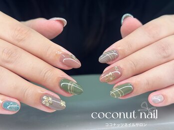 ココナッツネイル/ニュアンスネイル