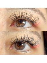 ネイルキュート アンド クールラッシュ 亀有店(nailcute & CoolLash)/カラーエクステ!!ピンク!!