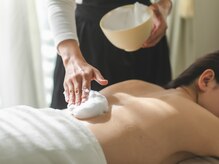 サロンドシエル カスガイ(Salon de Ciel kasugai)の雰囲気（花嫁様必見◎たっぷり泡でくすみを一掃洗い流し明るい背中へ）