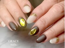 グレース ネイルズ(GRACE nails)/ミラーネイル