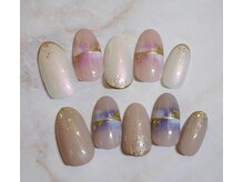 ネイルサロン ブリオン(Nail Salon Bullion)/センターシャギーネイル