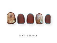 マリー ネイルズ いわきラトブ店(MARIE NAILS)/定額6,600円税込　ブラウン1207b