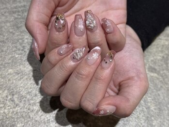 ラウンジ渋谷 本店(RounGe SHIBUYA)/【ジェル】マグネット冬デザイン