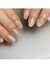 ノエム ネイルサロン(NOEM)/オーロラ×フラワー