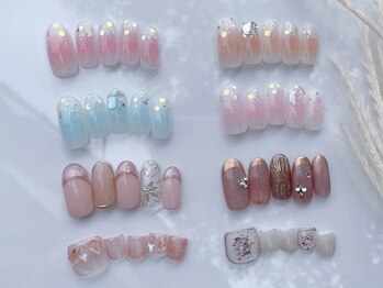 サロンドフェイス 木曽川店(Salon de Faith)の写真/流行りの人気デザイン&上品きれいめデザイン多数★安心定額プランも充実♪