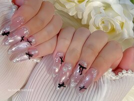 秋おすすめバレエコアネイル