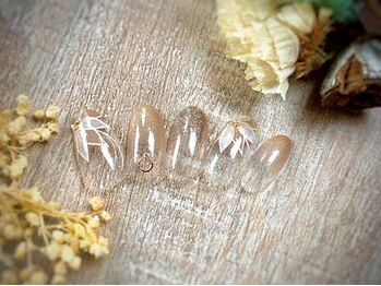 ミラネイル(Mila nail)/上品フラワー