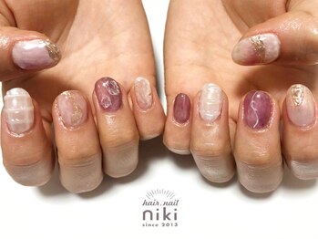 ニキ ヘアー ネイル(niki hair nail)/カシスニュアンス