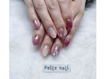 フェリスネイル 池袋店(Feliz Nail)/クリスマスネイルp