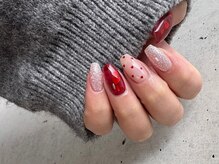 アイネイルズ 三宮店(I nails)/バレンタインミニハート￥7960
