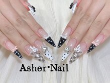 Asher ネイルサロン 横浜店/長さだし持ち込みデザイン