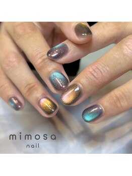 ミモザ(mimosa)/マグネットネイル
