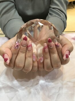 エスフィーネイルサロン ブリーユ(Esfy nailsalon Brille)/バレンタインネイル