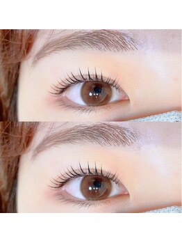 フレイムス アイラッシュ アンド ネイル(FRAMES)/メイクの時短にラッシュリフト↑