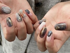ニュアンス秋ネイル★