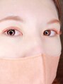 アイラッシュサロン ブラン モレラ岐阜店(Eyelash Salon Blanc) カラーエクステで印象的な目元に!
