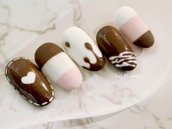 エンジェルガーデンネイル 池袋店(Angelgarden nail)/バレンタインネイル