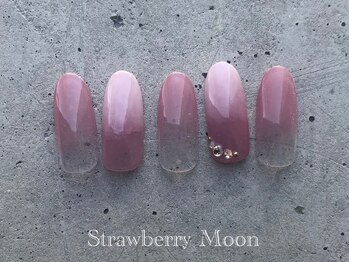 サロンストロベリームーン(Salon Strawberry Moon)/グラデーションネイル ¥6980