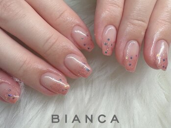 ピンクラメグラデーション¥7500