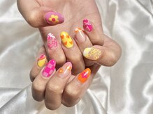 サロン アクセシブル(salon ACCESSIBLE)/カラフルポップネイル