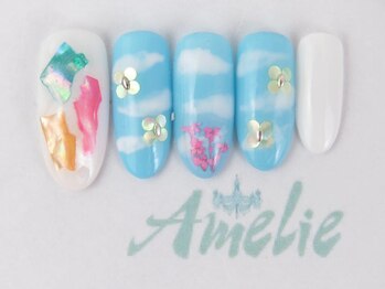 アメリ(Amelie)/シェル/ホロ/花/ワンカラー