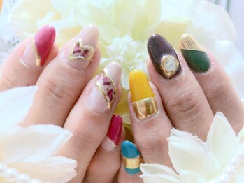 ハーブエステ ルレーブ/お勧め 定額ネイル 7100円