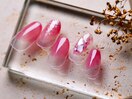 ピンクニュアンスネイル
