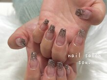 ソウ(sou.)/大人のラメグラデーション☆