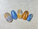 チェックネイル　アート