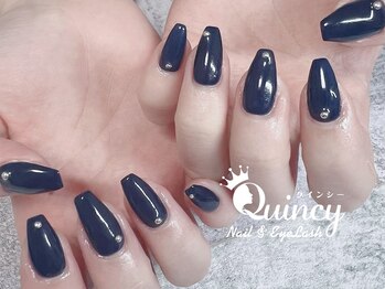 クインシー(Quincy)/ワンカラー+スタッズ