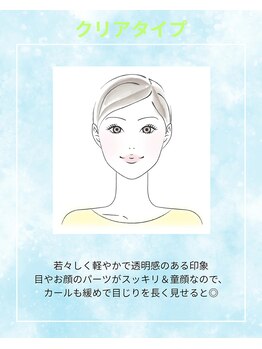 アンジェリック 錦糸町テルミナ店(Angelic)/顔診断(クリアタイプ)