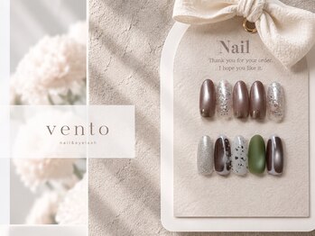ベント 川西店(Vento)の写真/季節感あるおしゃれなデザインを多数ご用意♪初回オフ&ハンドケア込み!90分店内・持ち込み画像アート￥8000