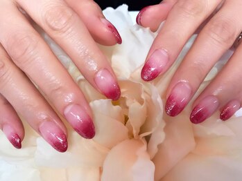 アイリッシュネイル 久屋大通店(Irish Nail)/キラキラピンクグラデ