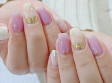 ラルネイル 大宮(Lull. nail)/＊パープル＊大理石風＊
