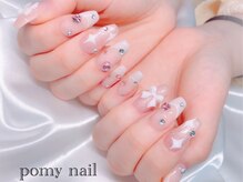 ポミーネイル 渋谷店(Pomy nail)/ピンクキラキラネイル